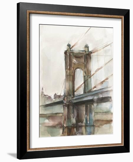 Bridge at Sunset I-Ethan Harper-Framed Art Print