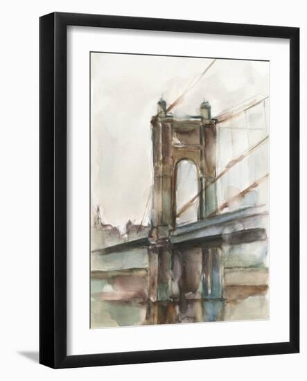 Bridge at Sunset I-Ethan Harper-Framed Art Print