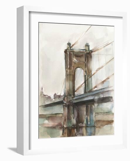 Bridge at Sunset I-Ethan Harper-Framed Art Print