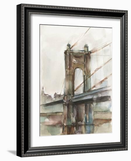 Bridge at Sunset I-Ethan Harper-Framed Art Print