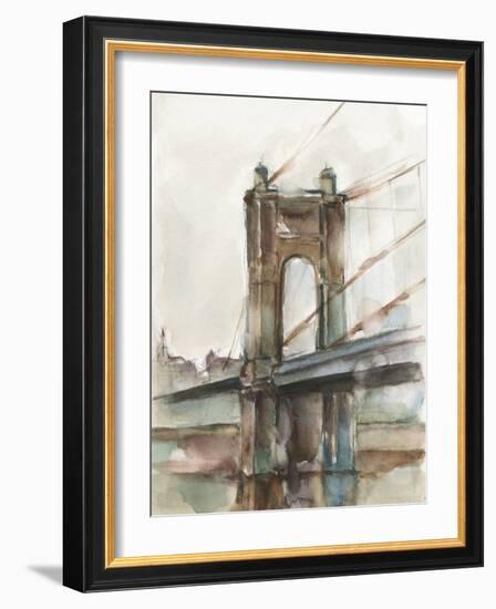 Bridge at Sunset I-Ethan Harper-Framed Art Print