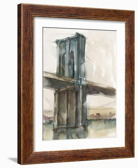 Bridge at Sunset II-Ethan Harper-Framed Art Print