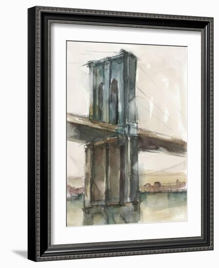 Bridge at Sunset II-Ethan Harper-Framed Art Print