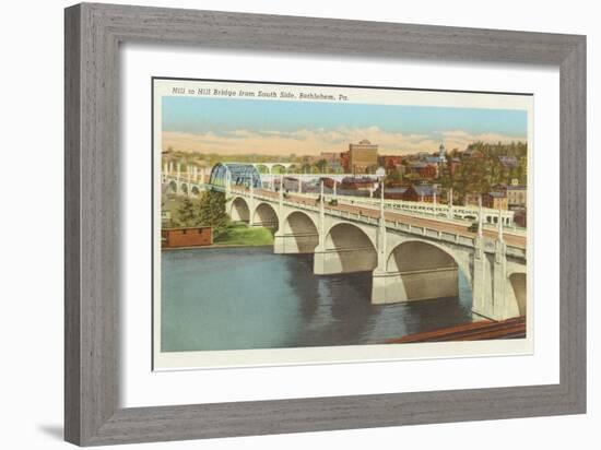 Bridge, Bethlehem, Pennsylvania-null-Framed Art Print