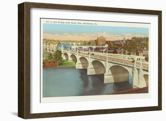 Bridge, Bethlehem, Pennsylvania-null-Framed Art Print