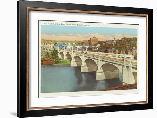 Bridge, Bethlehem, Pennsylvania-null-Framed Art Print