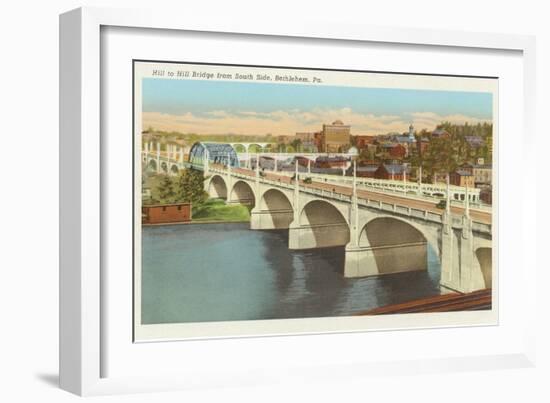 Bridge, Bethlehem, Pennsylvania-null-Framed Art Print