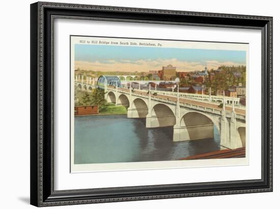 Bridge, Bethlehem, Pennsylvania-null-Framed Art Print