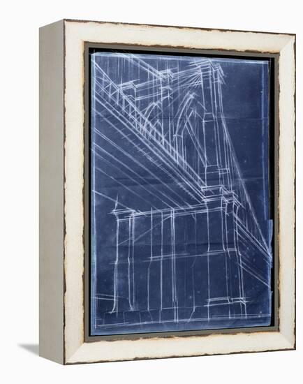 Bridge Blueprint II-Ethan Harper-Framed Stretched Canvas
