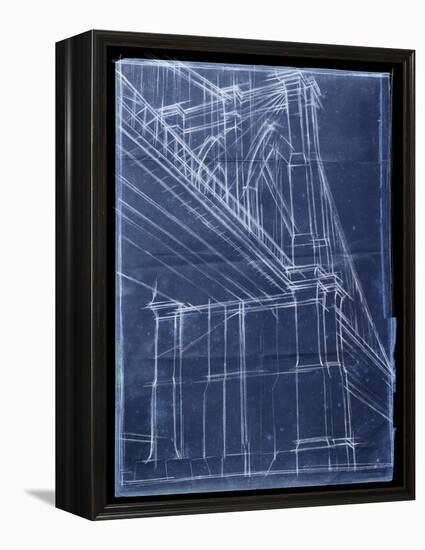 Bridge Blueprint II-Ethan Harper-Framed Stretched Canvas