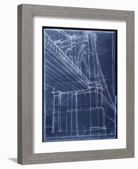 Bridge Blueprint II-Ethan Harper-Framed Art Print