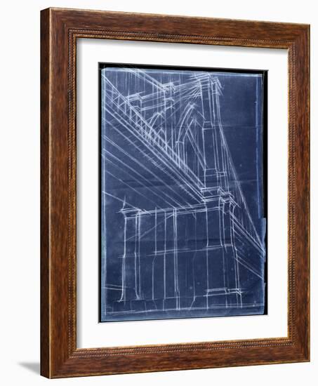 Bridge Blueprint II-Ethan Harper-Framed Art Print