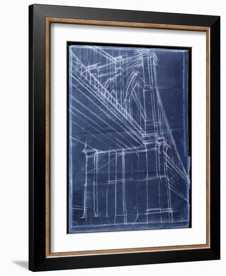 Bridge Blueprint II-Ethan Harper-Framed Art Print