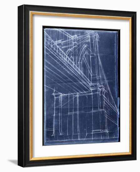 Bridge Blueprint II-Ethan Harper-Framed Art Print