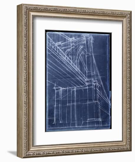 Bridge Blueprint II-Ethan Harper-Framed Premium Giclee Print