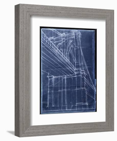 Bridge Blueprint II-Ethan Harper-Framed Premium Giclee Print