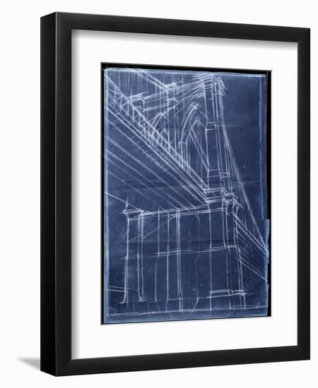 Bridge Blueprint II-Ethan Harper-Framed Art Print