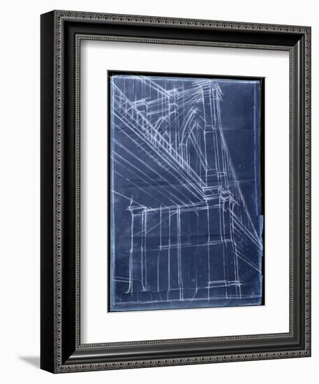 Bridge Blueprint II-Ethan Harper-Framed Art Print