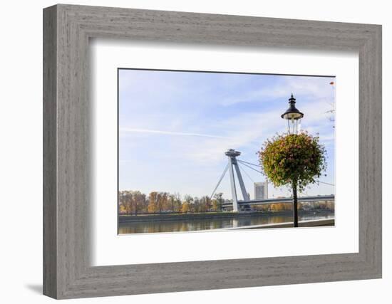 Bridge. Bratislava. Slovakia-Tom Norring-Framed Photographic Print