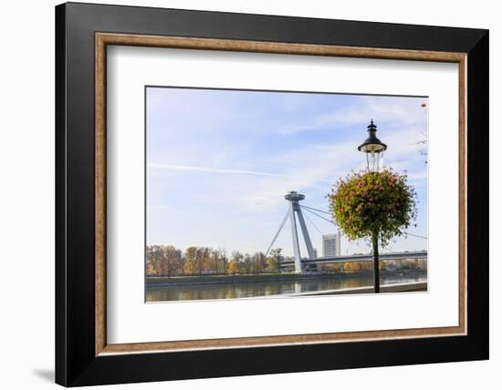 Bridge. Bratislava. Slovakia-Tom Norring-Framed Photographic Print