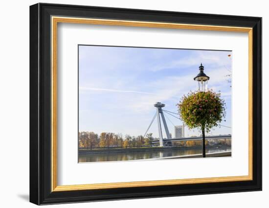 Bridge. Bratislava. Slovakia-Tom Norring-Framed Photographic Print