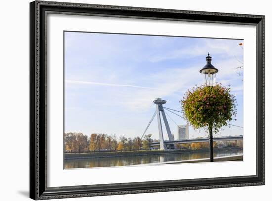 Bridge. Bratislava. Slovakia-Tom Norring-Framed Photographic Print