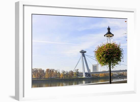 Bridge. Bratislava. Slovakia-Tom Norring-Framed Photographic Print