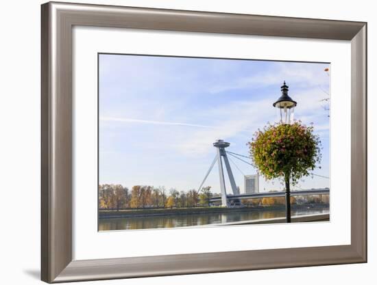 Bridge. Bratislava. Slovakia-Tom Norring-Framed Photographic Print