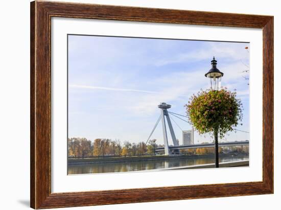 Bridge. Bratislava. Slovakia-Tom Norring-Framed Photographic Print