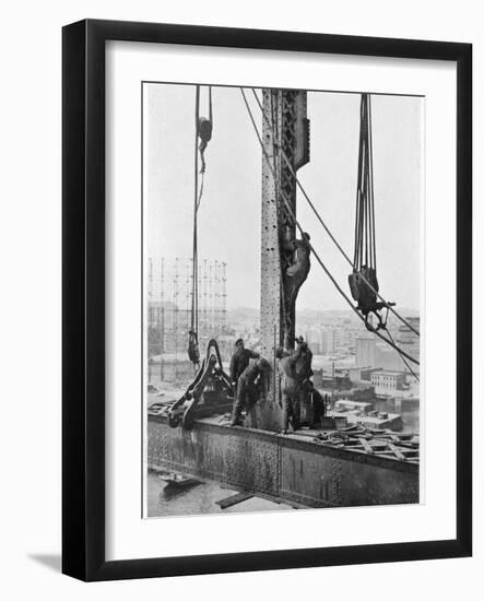 Bridge Building America-null-Framed Photographic Print