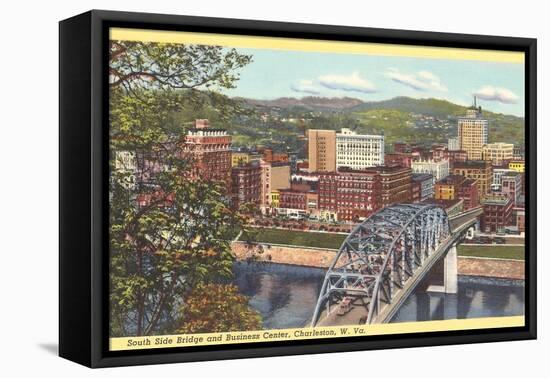 Bridge, Charleston, West Virginia-null-Framed Stretched Canvas