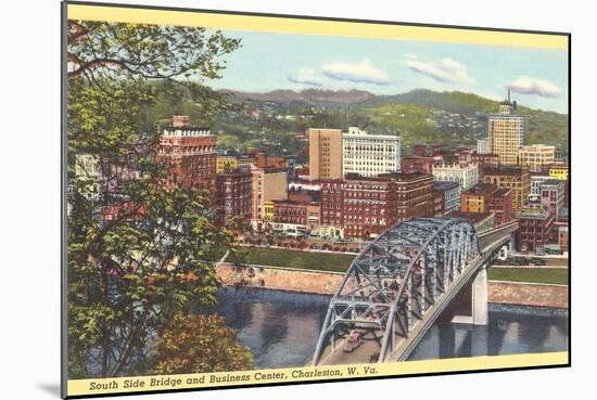 Bridge, Charleston, West Virginia-null-Mounted Art Print