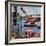 "Bridge Construction", March 9, 1957-Ben Kimberly Prins-Framed Giclee Print