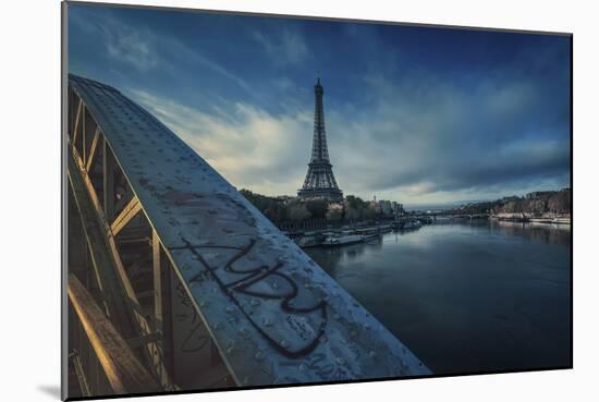 Bridge, Eiffel, Paris, France-Sebastien Lory-Mounted Photographic Print