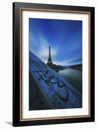 Bridge, Eiffel, Paris, France-Sebastien Lory-Framed Photographic Print