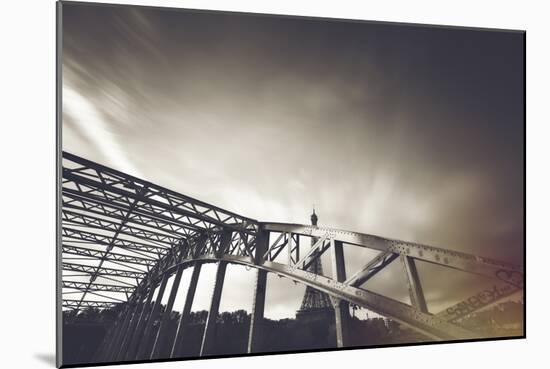 Bridge, Eiffel, Paris, France-Sebastien Lory-Mounted Photographic Print