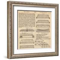 Bridge Engineering Encyclopedia "Truss-Bridges"-Piddix-Framed Art Print