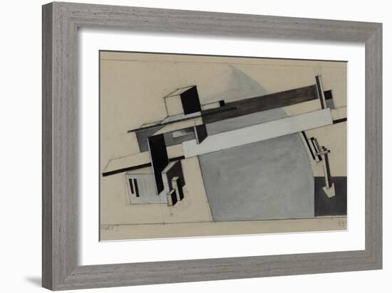 Bridge I-El Lissitzky-Framed Giclee Print