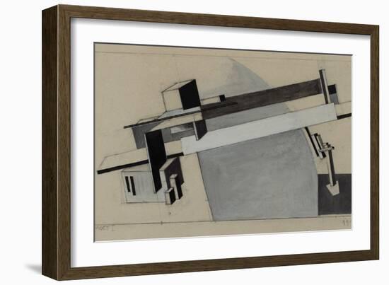 Bridge I-El Lissitzky-Framed Giclee Print