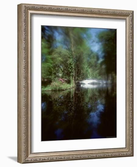 Bridge in a Garden-null-Framed Photographic Print