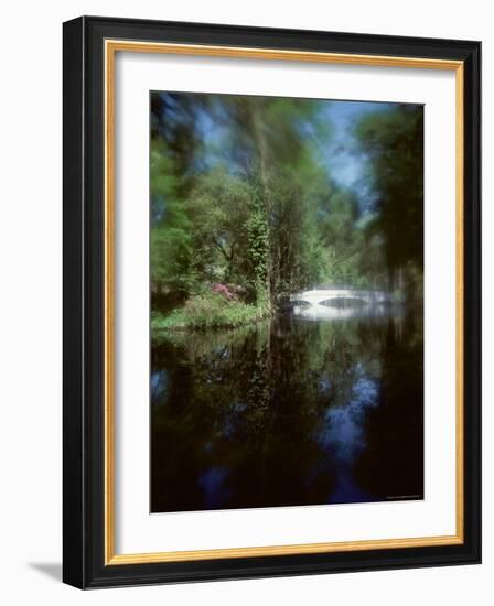 Bridge in a Garden-null-Framed Photographic Print