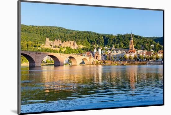 Bridge in Heidelberg, Germany-sborisov-Mounted Photographic Print