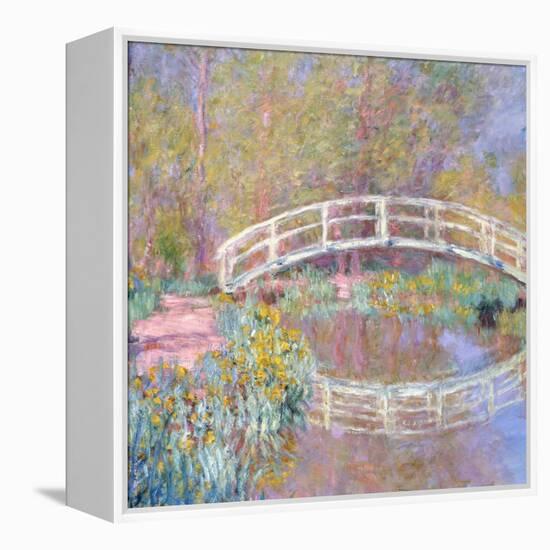 Bridge in Monet's Garden, 1895-96-Claude Monet-Framed Premier Image Canvas