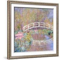 Bridge in Monet's Garden, 1895-96-Claude Monet-Framed Giclee Print