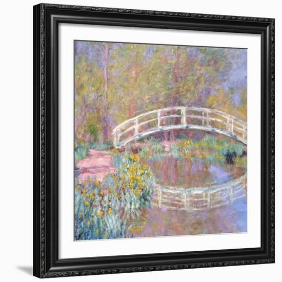 Bridge in Monet's Garden, 1895-96-Claude Monet-Framed Giclee Print