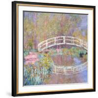 Bridge in Monet's Garden, 1895-96-Claude Monet-Framed Giclee Print