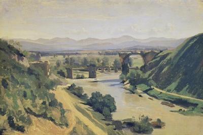 Bridge in Narni, 1826' Giclee Print - Jean-Baptiste-Camille Corot | Art.com