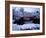 Bridge in Sinsen-En Garden in Snow, Kyoto, Japan-null-Framed Photographic Print