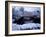 Bridge in Sinsen-En Garden in Snow, Kyoto, Japan-null-Framed Photographic Print