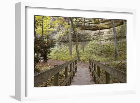 Bridge In The Canyon-Monte Nagler-Framed Photographic Print